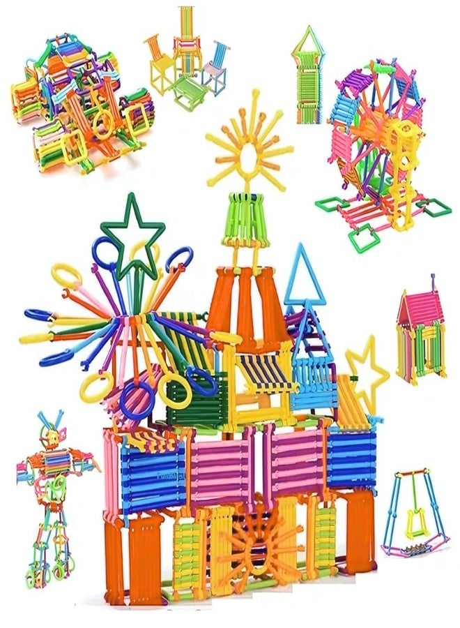 PlayMagic StrawStix Construction Set - 500 Pcs - Image 2